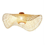 Plafonnier Rotin Salon