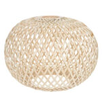 abat jour rotin pour lampadaire