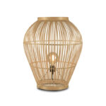 lampadaire rotin bambou